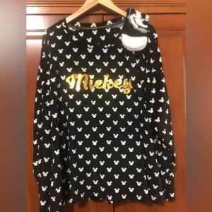 Disney Sleepwear Pajama Set Mickey Mouse With So is Size 3X NWT